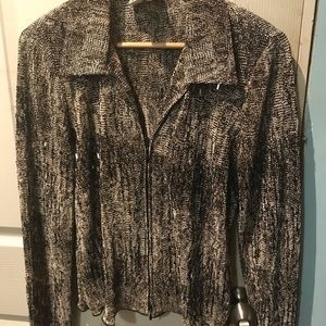 Joseph Ribkoff Zip up Top